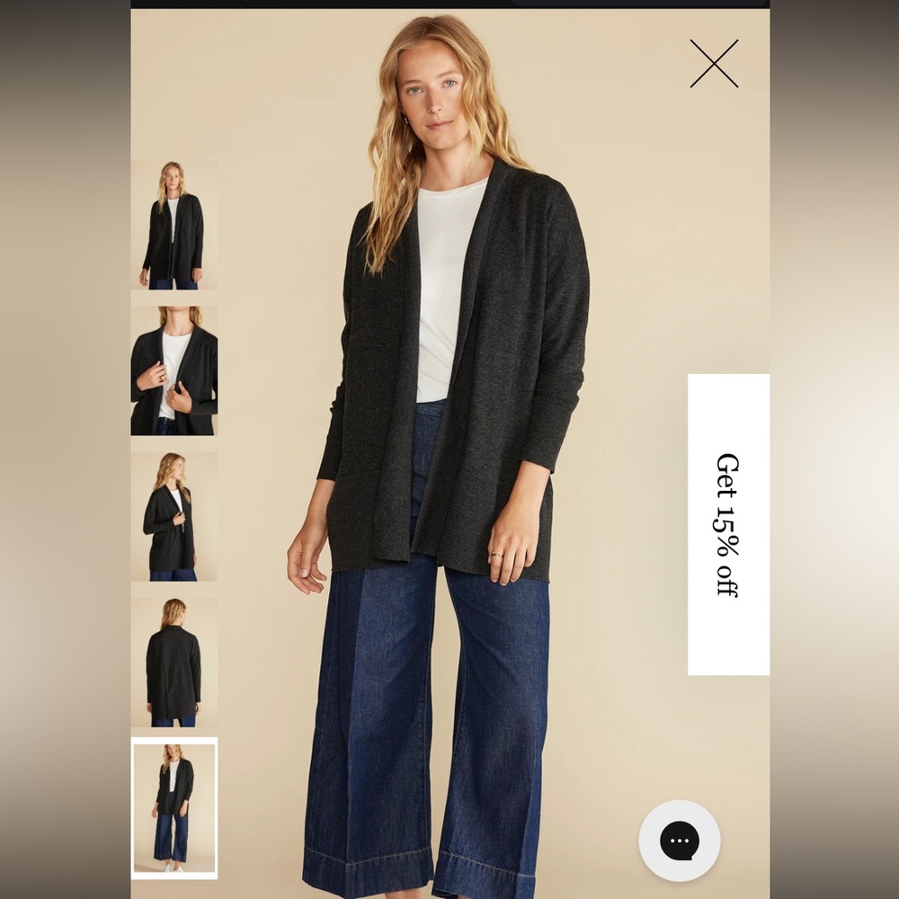 Summer Sweater - NWT Bailey Sweater Coat by Amour Vert